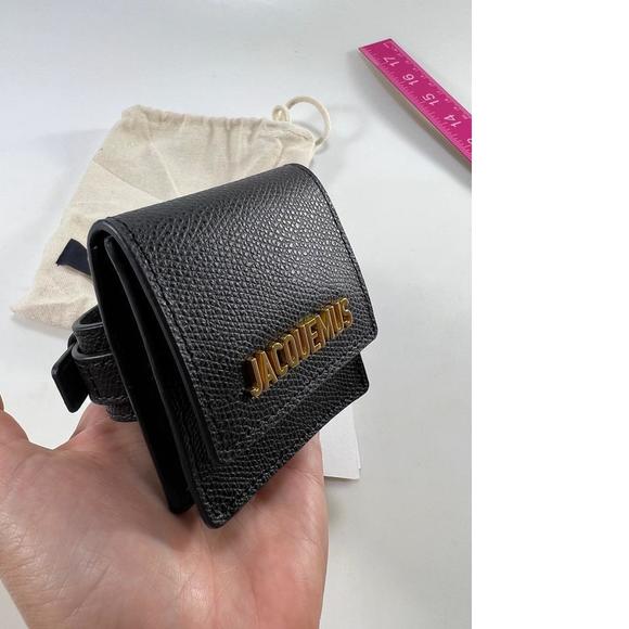 Le Sac Bracelet Black Micro Mini Wrist Strap Purse D892 - Picture 10 of 12